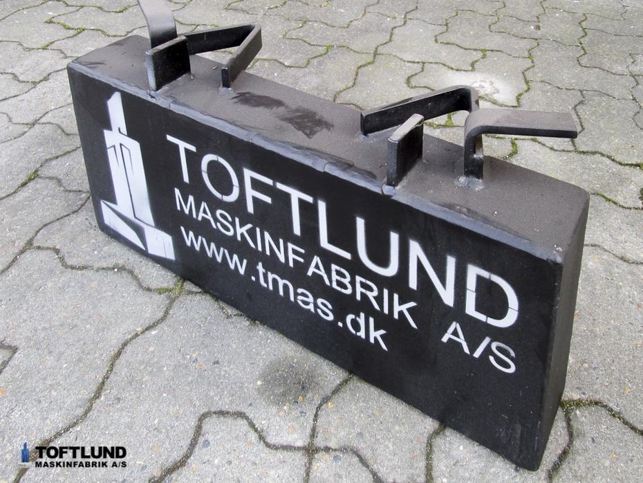 Toftlund Maskinfabrik Vægtklods 60 kg. Vægtklods 60 kg. - Traktor tilbehør - Vægte - 2