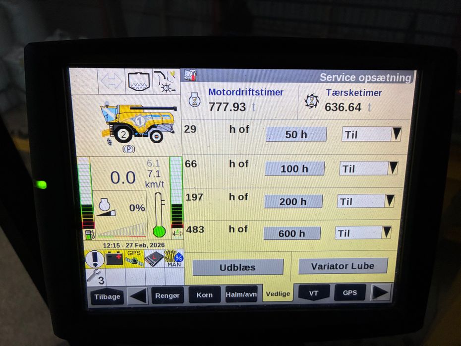 New Holland CX8.90 SLH 4WD 30 fods Varifeed - Høstmaskiner - Mejetærskere - 7