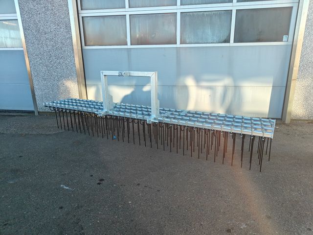 Anker Bjerre Riven 4-Rækket, 350cm, 3-punkt ophæng