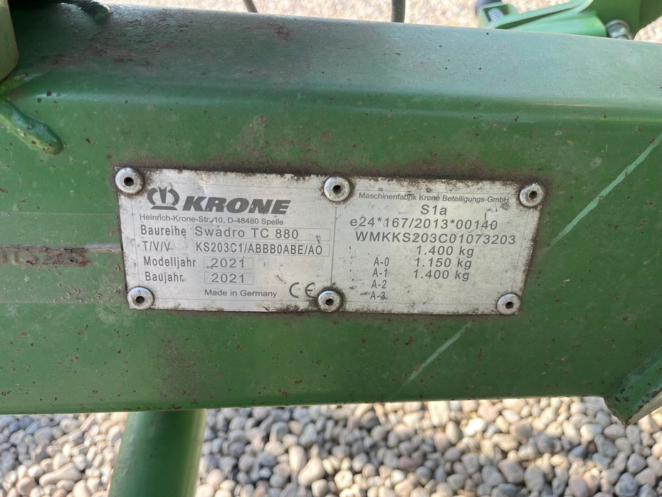 KRONE Swadro TC 880 - Hø- og halmhåndtering - River og vendere - 5