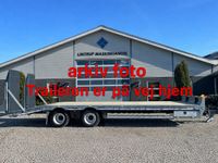 Tyrone 19TLL Affjedret træk og affjedret aksler. Med hydrauliske ramper og værktøjskasse - Vogne - Maskintransportvogne - 2