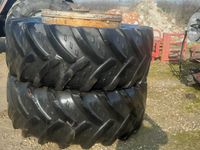 Datho Kleber Tvillinghjul 650/65 x 38 med 4 Datho låse pr.hjul 650/65 x 38 Tvillinghjul med 4 Datho låse pr hjul - Traktor tilbehør - Tvillingehjul - 1