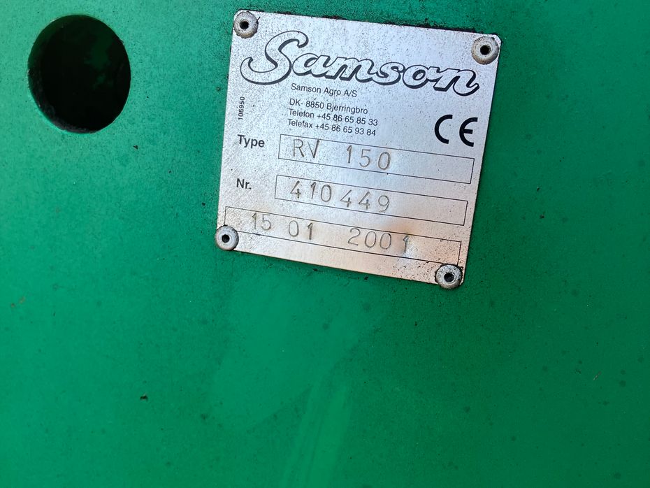 Samson RV 150 - Gyllemaskiner - Gylleomrørere - 5