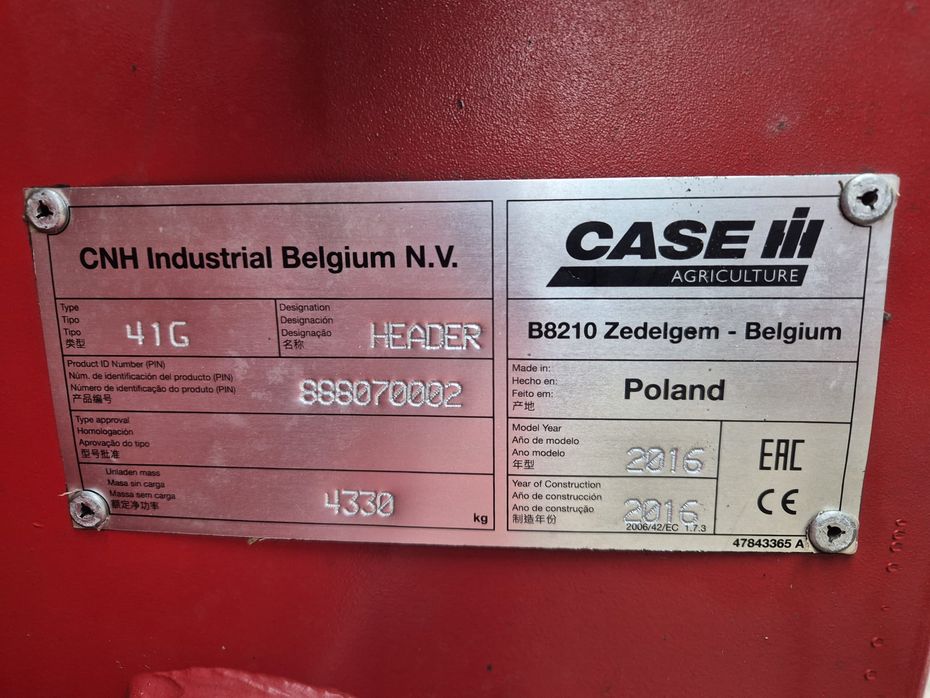 Case IH Axial Flow 9240 Inkl. 41 fod 3050 skærebord - Høstmaskiner - Mejetærskere - 20