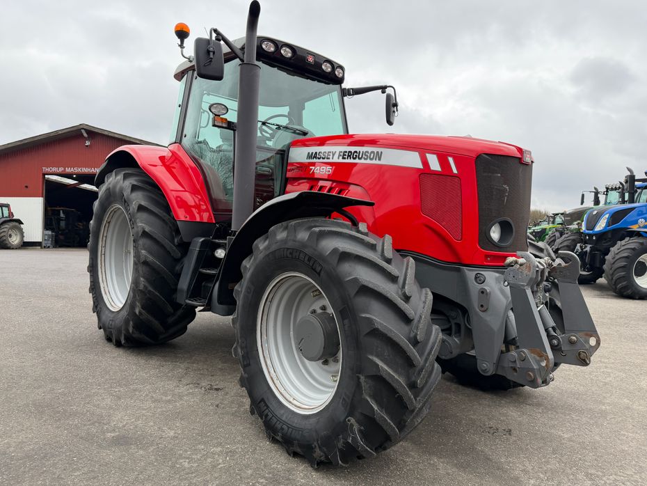 Massey Ferguson 7495 Dyna VT KUN 3000 TIMER OG TRIMBLE RTK AUTOSTYRING! - Traktorer - Traktorer 4 wd - 6