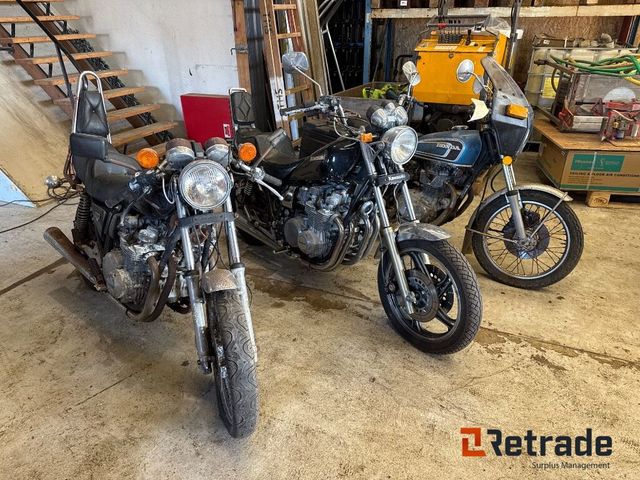 Honda, Kawasaki og Kawasaki 3 stk. Klassiske MC-projekter