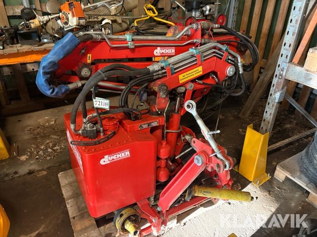 Dücker KBM 350 på redskabsarm