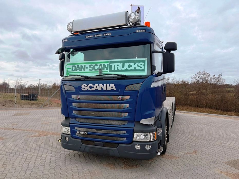 Scania R490 Joab Kroghejs med knæk arm - Lastbiler - Tipvogn - 3