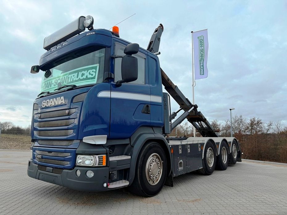 Scania R490 Joab Kroghejs med knæk arm - Lastbiler - Tipvogn - 1