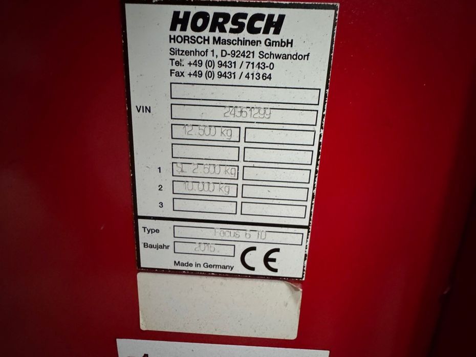Horsch Focus 6TD - Såmaskiner - Direkte såmaskiner - 4