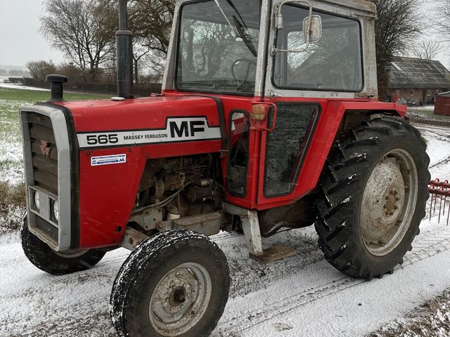 MF og John Deere MF 565 og JD 2040