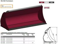 JST RG HD frontskovl 220-260 cm. - Redskaber - Skovle - 3