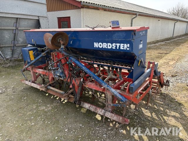 Nordsteen kulti-Seeder med dobbelt-Record såbedsharve