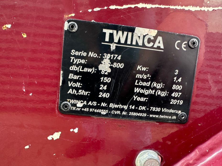 Twinca ES-800 Højtip - Motortrillebør - 9