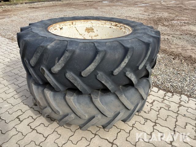 Michelin Bib’X 18.4 R38 med integrerede låse