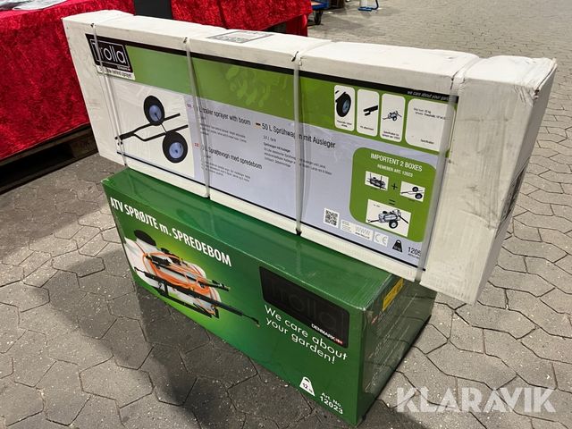 Trolla 12023-12052 tank 50 liter med 4 dyser