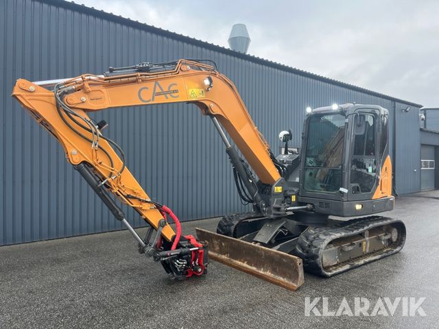 Case CX90D med Rototilt