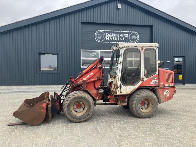 Weidemann 1704 D/D  kører og starter rigtig godt