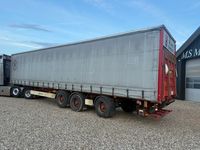 KRONE 24 ton gardintrailer med læssebagsmæk Krone 24T med læsserampe - Lastbiler - Fast kasse - 5