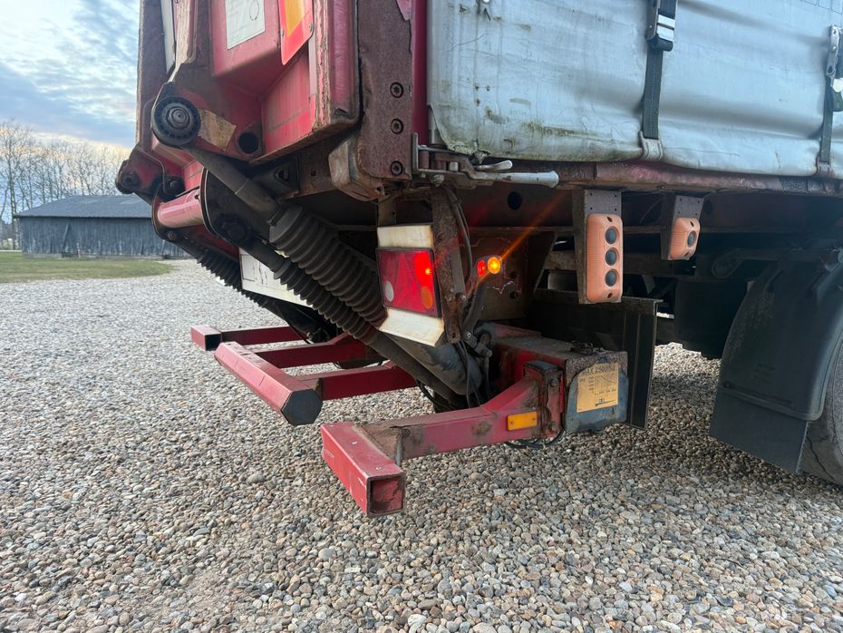 KRONE 24 ton gardintrailer med læssebagsmæk Krone 24T med læsserampe - Lastbiler - Fast kasse - 8