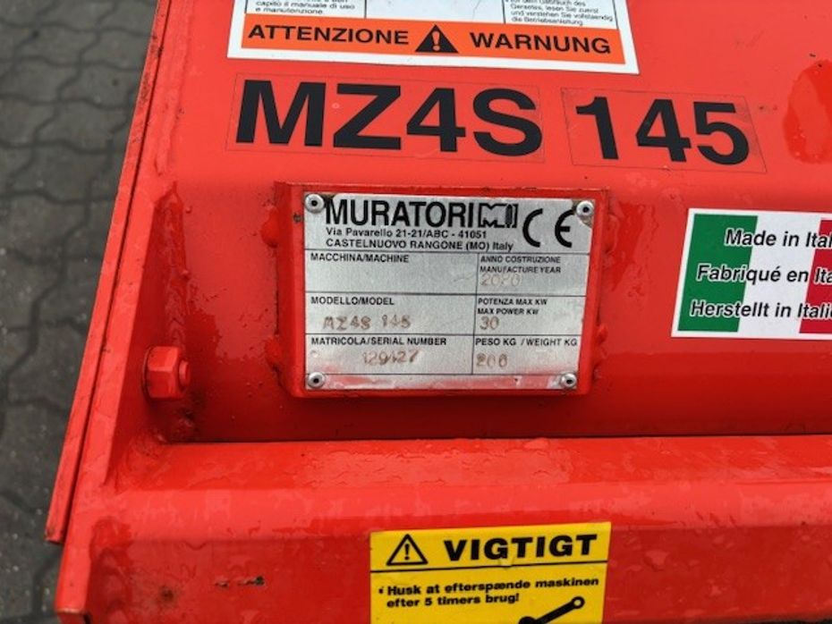 Muratori mz4s 145 - Jordbearbejdning - Fræsere - 4
