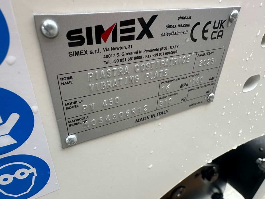 SIMEX PV450 - Pladevibratorer - Hydrauliske pladevibratorer - 7