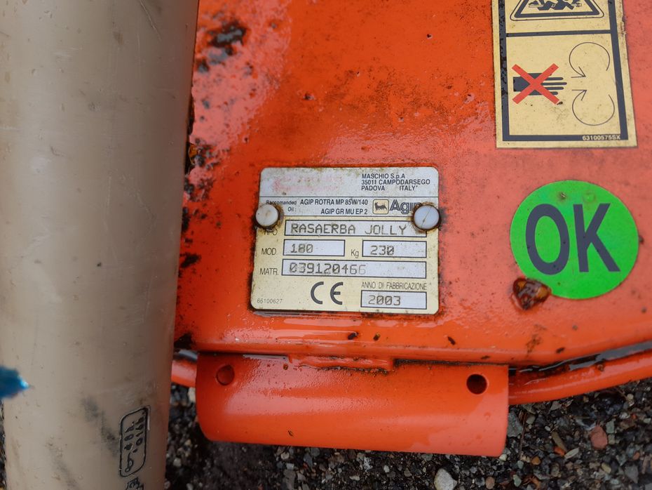 Maschio jolly 180 - Græsmaskiner - Brakslåmaskiner - 5