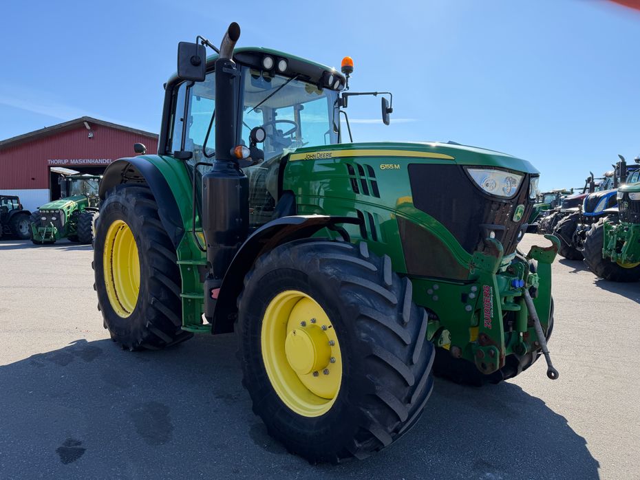 John Deere 6155M KUN 3600 TIMER OG FULD AFFJEDRING! - Traktorer - Traktorer 4 wd - 6