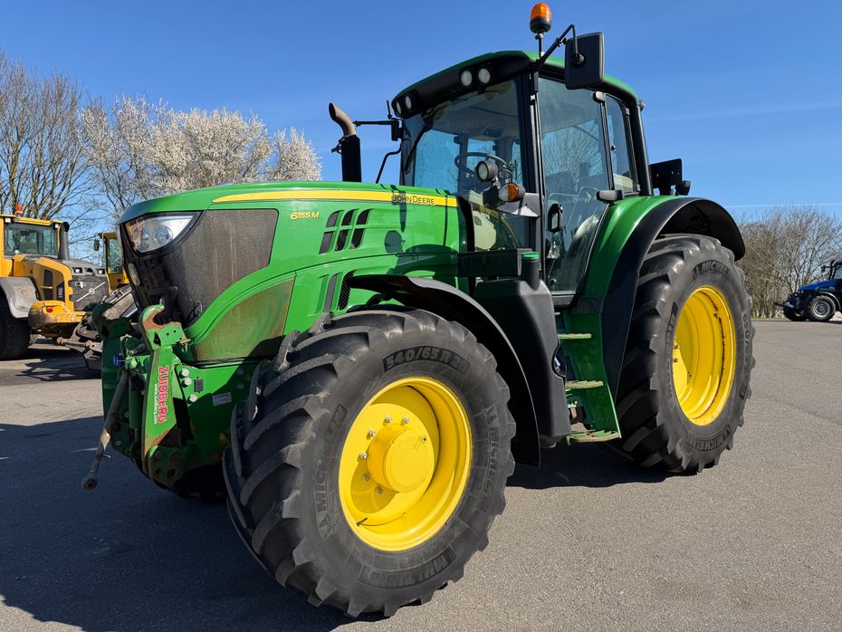 John Deere 6155M KUN 3600 TIMER OG FULD AFFJEDRING! - Traktorer - Traktorer 4 wd - 1