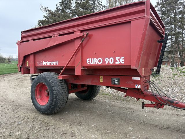 Brimont høj/bag tipvogn. Meget velholdt vogn.