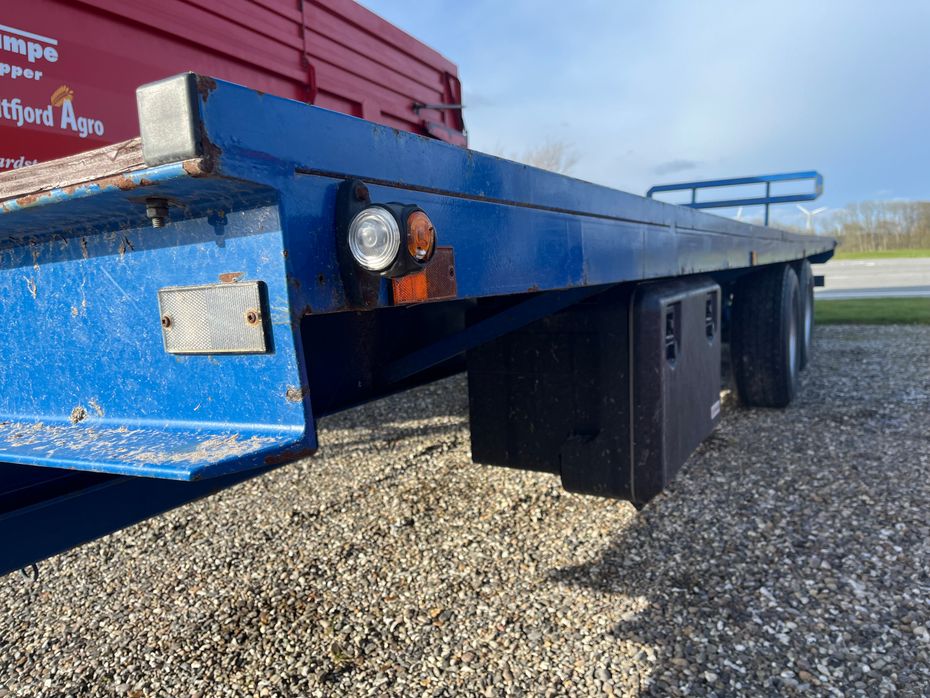 Halmvogn 9 meter med boggie Drejbar bagaksel - Hø- og halmhåndtering - Ballesamlevogne - 15