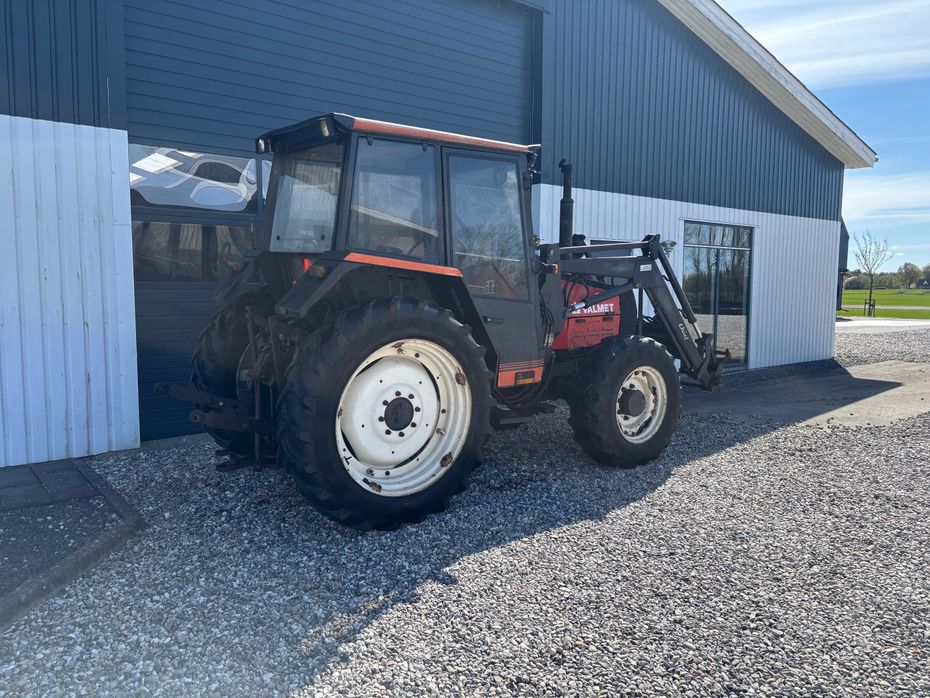 Valmet 505 GLTX med frontlæsser - Traktorer - Traktorer 4 wd - 5