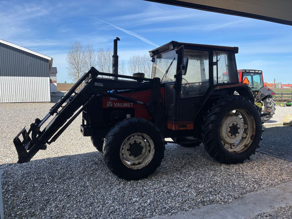 Valmet 505 GLTX med frontlæsser - Traktorer - Traktorer 4 wd - 12