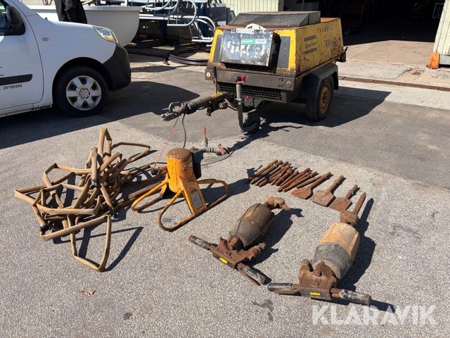 Atlas Copco XAS35 med tilbehør