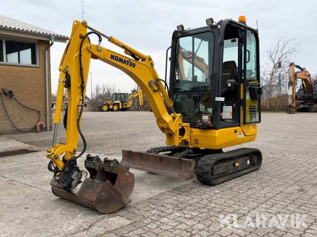 Komatsu PC 20 R-5 med skovlpakke