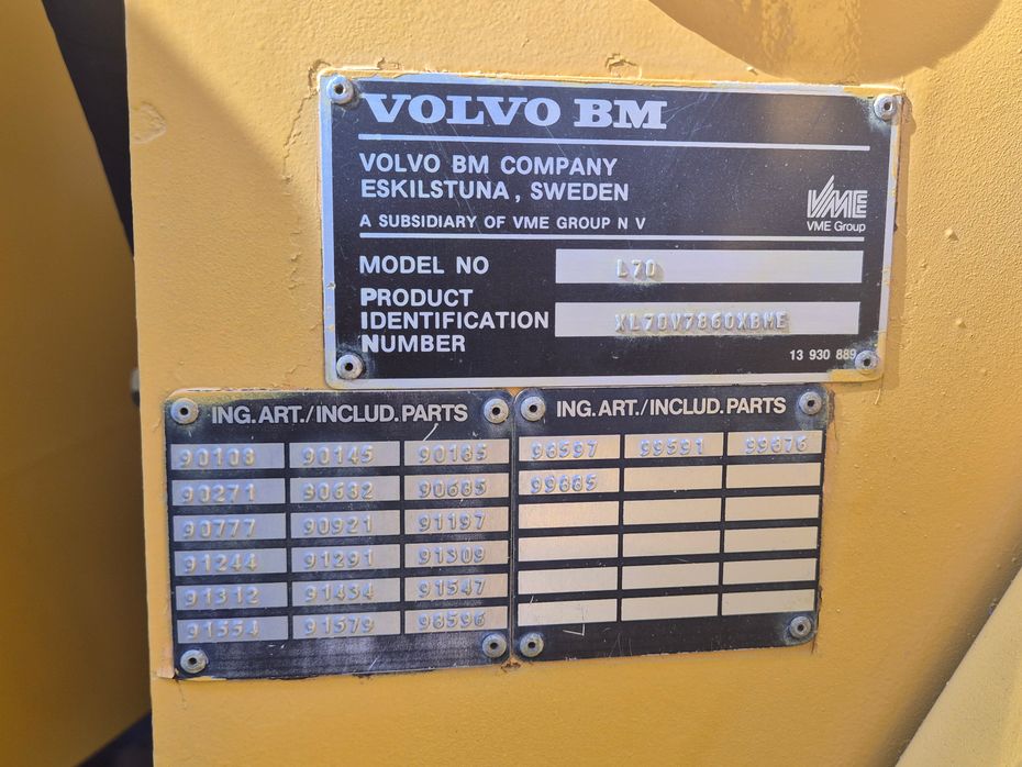 Volvo-BM L70 - Læssemaskiner - Gummihjulslæssere - 11