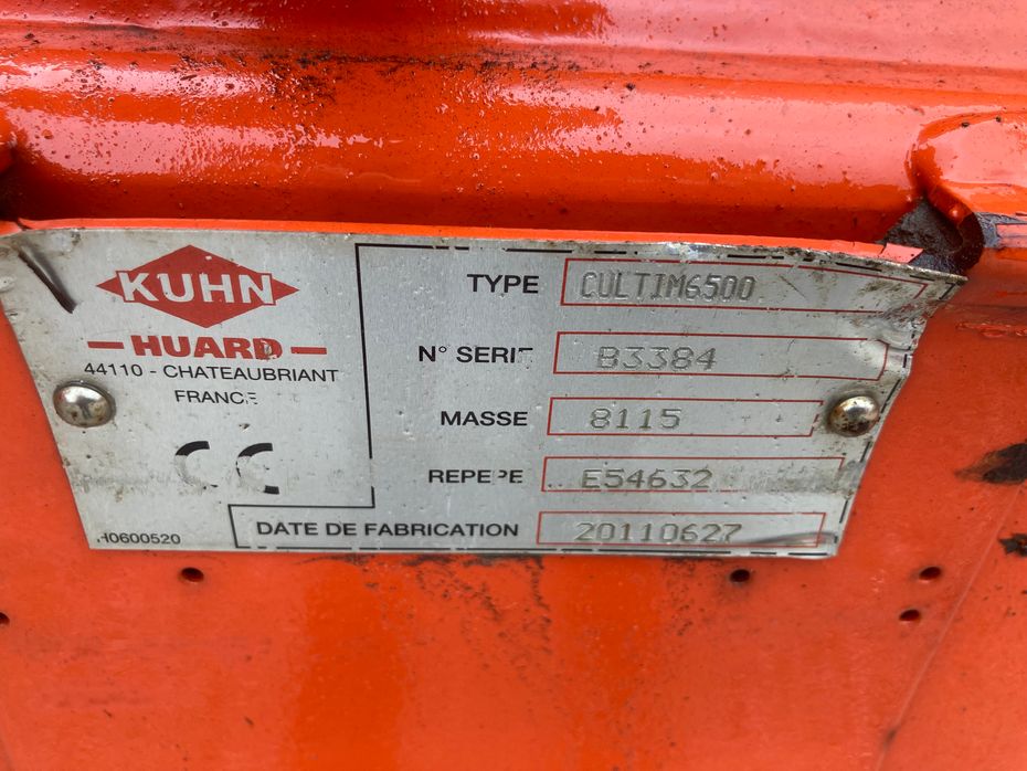 Kuhn Cultimer 6500 - Harver - Stubharver - 6