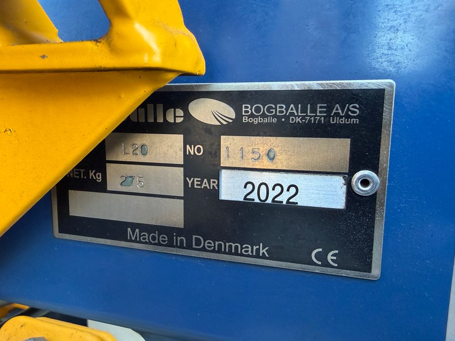 Bogballe L20 Plus KUN KØRT MEGET LIDT! - Gødningsmaskiner - Liftophængte gødningsspredere - 12