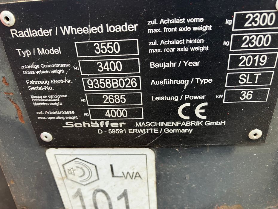 scheffer 3550 Scheffer 3550 løfter 16-1700kg - Læssemaskiner - Minilæssere - 9