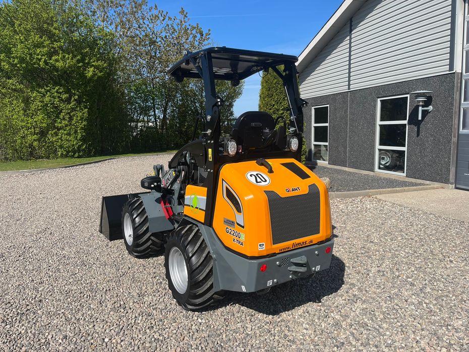 Giant G2200E X-tra E Elektrisk minilæsser. DEN HAR KUN KØRT DEMO OG ER SOM NY - Læssemaskiner - Minilæssere - 7