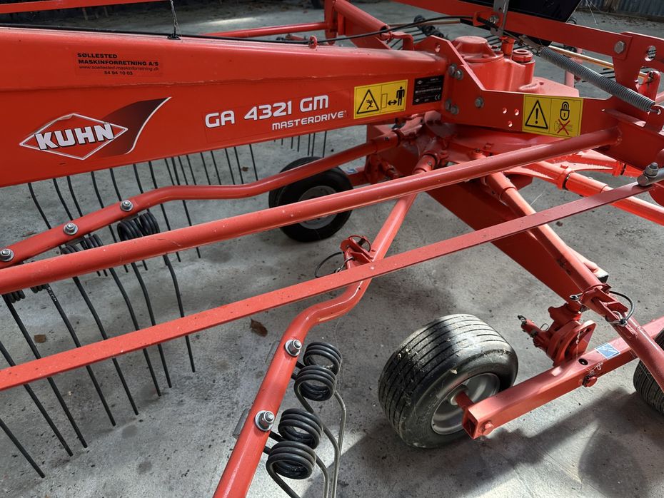 Kuhn GA4321. Riven fremstår som ny. Ikke kørt mange ha. - Hø- og halmhåndtering - River og vendere - 6