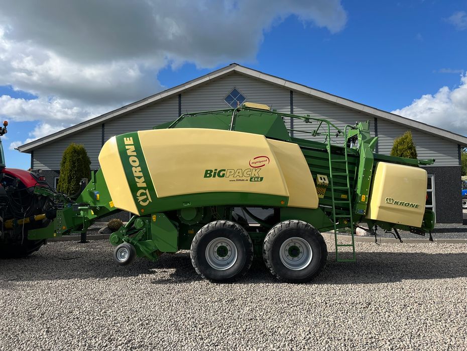 KRONE Big Pack 4X4 High Speed boogie montering med styrbar aksel og bremser. - Pressere - Bigballe - 7