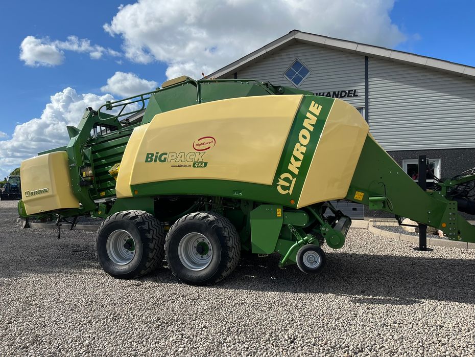 KRONE Big Pack 4X4 High Speed boogie montering med styrbar aksel og bremser. - Pressere - Bigballe - 19