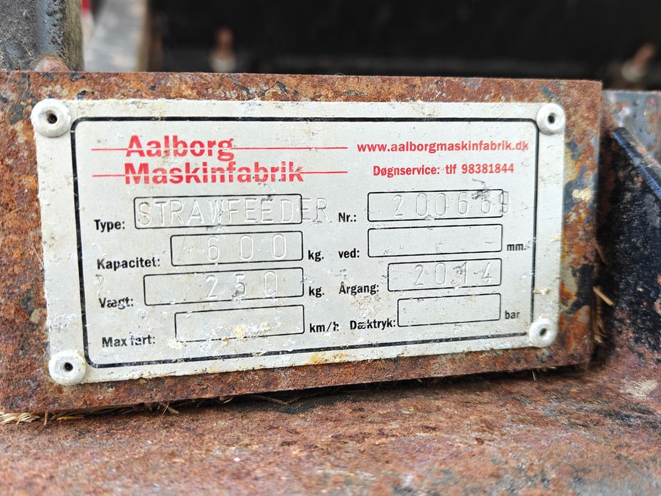 Aalborg maskinfabrik Strawfeeder 1400 - Hø- og halmhåndtering - Strømaskiner - 5