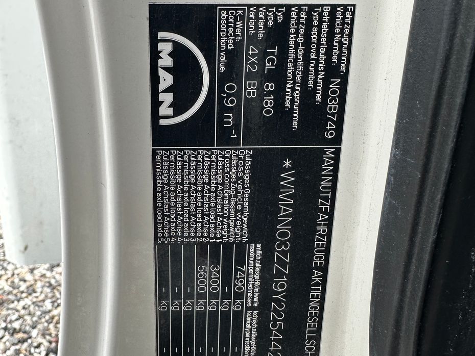 MAN TGL 8.180 TGL 8.180 - Lastbiler - Fast kasse - 11