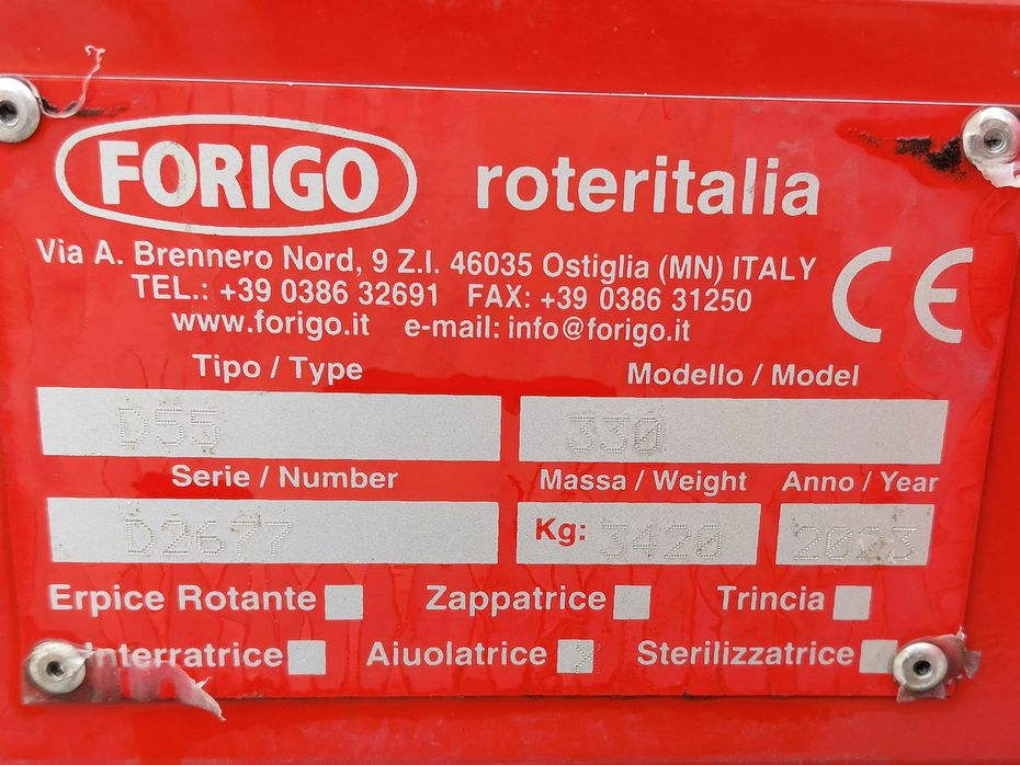 Forigo D55-330 - Grøntsagsmaskiner - Bedformere - 14
