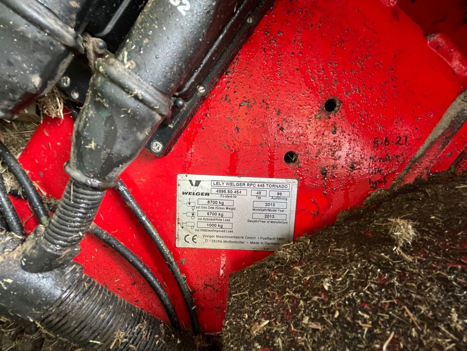 Lely Welger RPC 445 Tornado Kombipress Kombi Presser - Pressere - Rundballe - 8