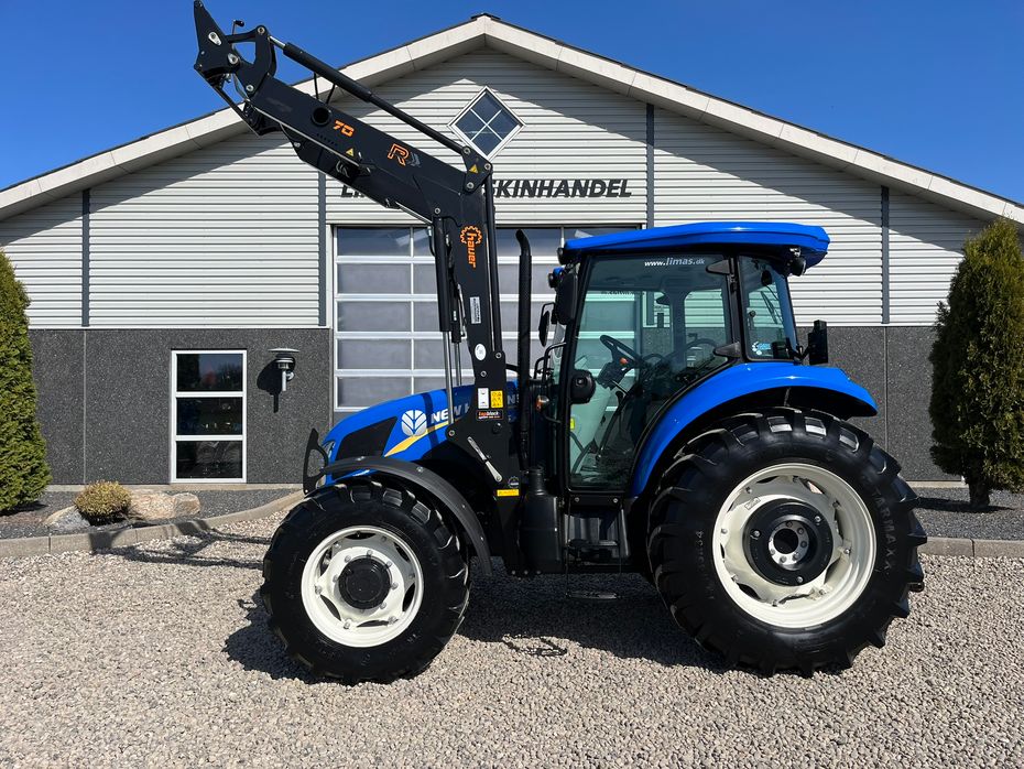 New Holland TD5.75 Med frontlæsser med parallelføring, 3die funktion, euro-skifte - Traktorer - Traktorer 4 wd - 2