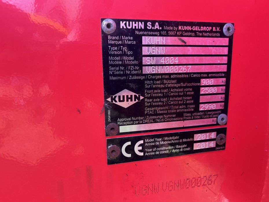 Kuhn sw 4004 SW 4004 - Hø- og halmhåndtering - Indpakkere - 6