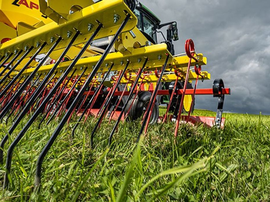 APV GS600 med frøgræs såmaskine - Græsmaskiner - Græsmarkslufter - 12